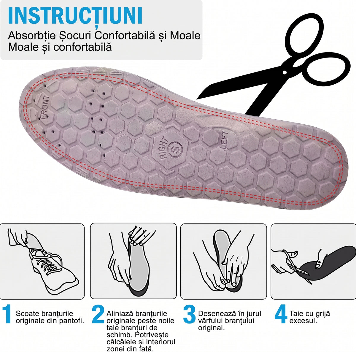 Branțuri Ortopedice cu Magneți & Presopunctură OrtoPas® – Terapie Reflexogenă & Suport Arcadă