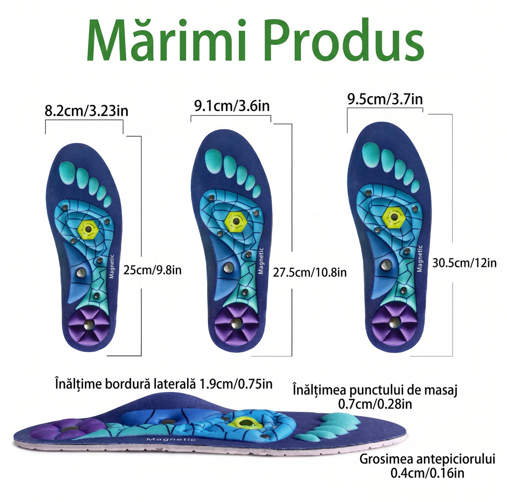 Branțuri Ortopedice cu Magneți & Presopunctură OrtoPas® – Terapie Reflexogenă & Suport Arcadă
