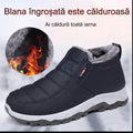 Ghete Ortopedice Bărbați OrtoPas® Thermo Comfort – Căptușite cu Blană & Impermeabile (Toamnă-Iarnă)