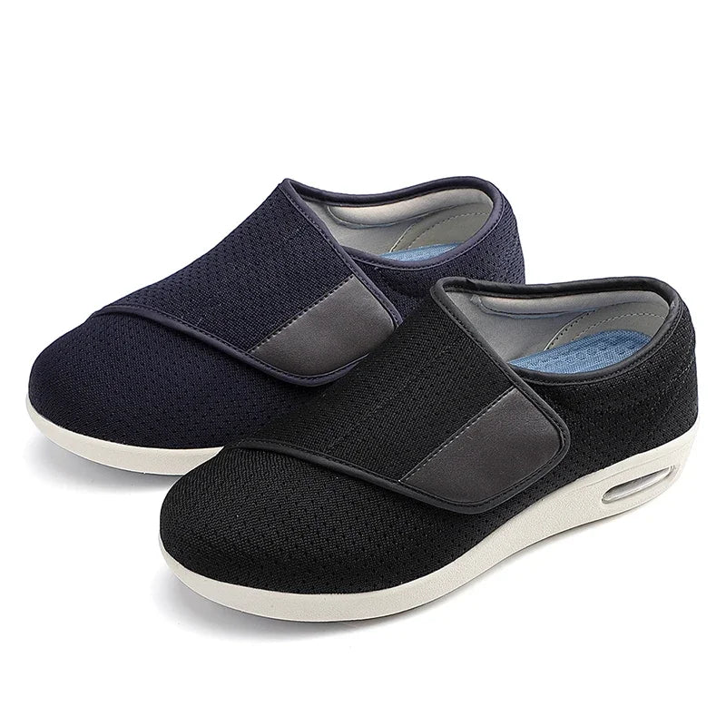 Pantofi Ortopedici Bărbați OrtoPas® SoftStep – Reglabili cu Arici, pentru Picioare Umflate și Diabet