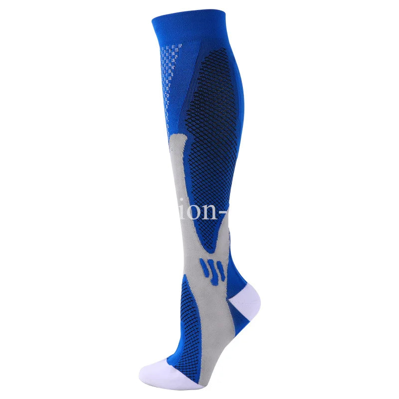 Ciorapi de Compresie Gradată OrtoPas® – Până la Genunchi, Cu Degete (Unisex)