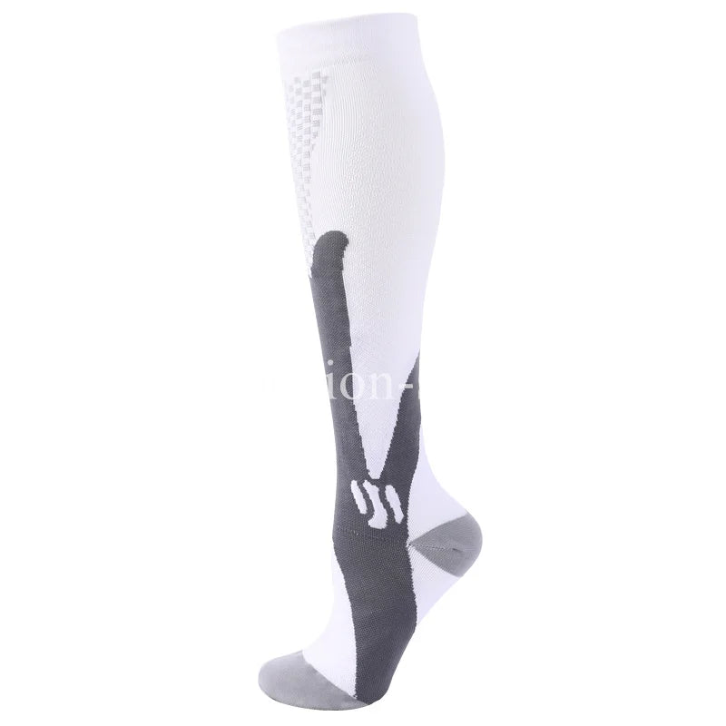 Ciorapi de Compresie Gradată OrtoPas® – Până la Genunchi, Cu Degete (Unisex)