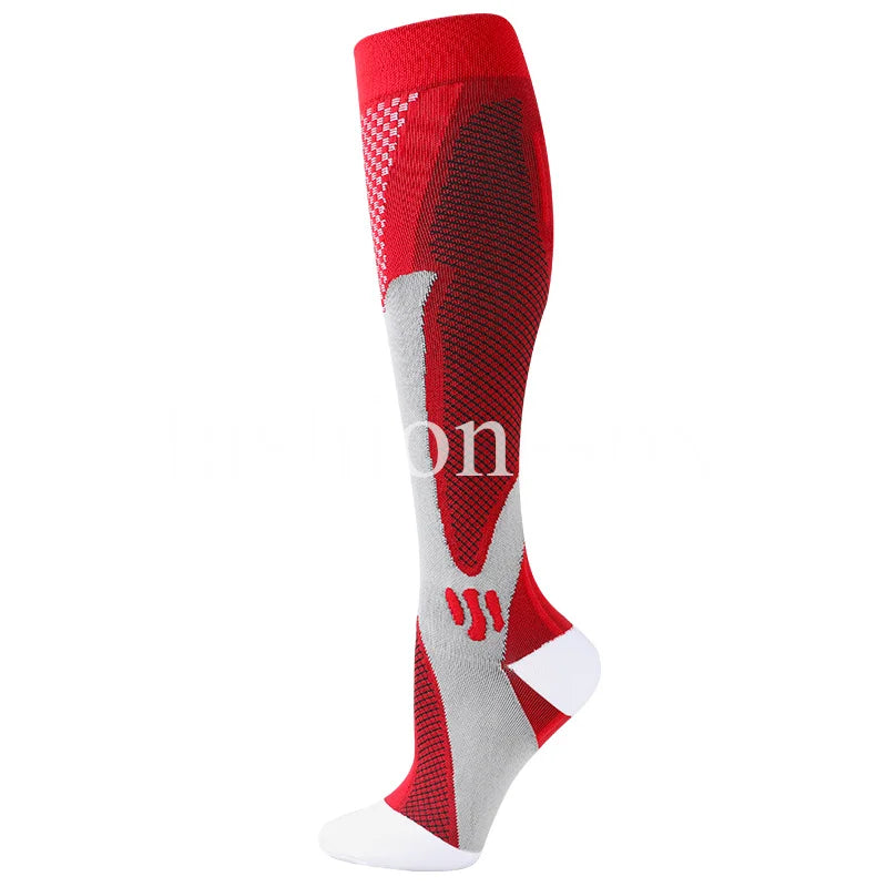 Ciorapi de Compresie Gradată OrtoPas® – Până la Genunchi, Cu Degete (Unisex)