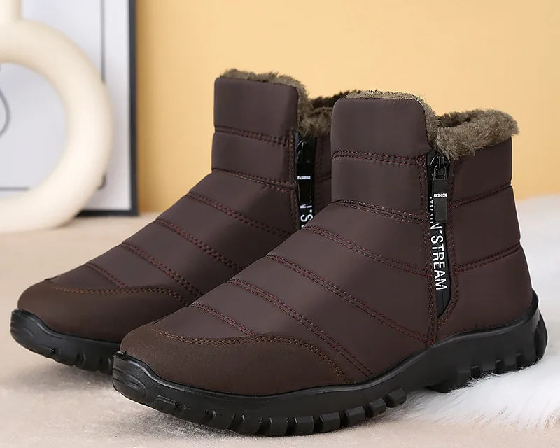 Ghete Ortopedice de Iarnă OrtoPas® ThermoShield – Impermeabile, Căptușite cu Pluș & Talpă Anatomică Antiderapantă