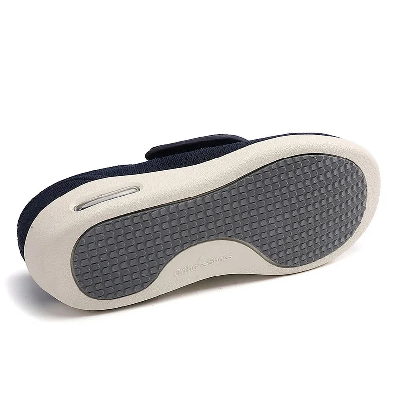 Pantofi Ortopedici Bărbați OrtoPas® SoftStep – Reglabili cu Arici, pentru Picioare Umflate și Diabet