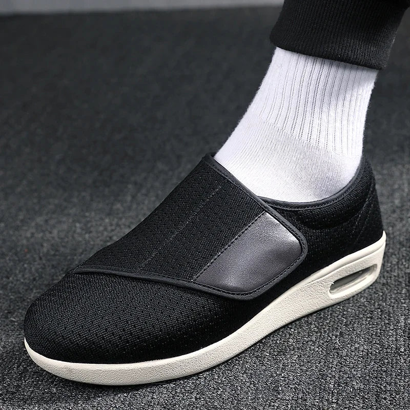 Pantofi Ortopedici Bărbați OrtoPas® SoftStep – Reglabili cu Arici, pentru Picioare Umflate și Diabet