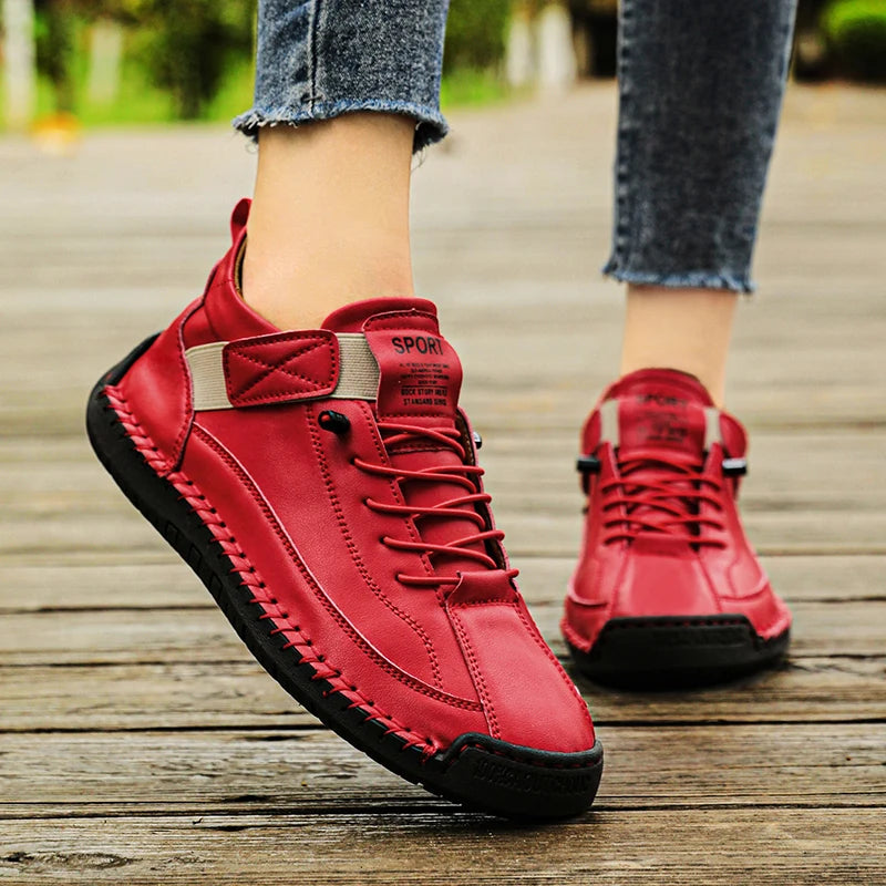 Pantofi Casual Ortopedici Femei OrtoPas® Soft Leather – Piele Moale & Cusături Ergonomice