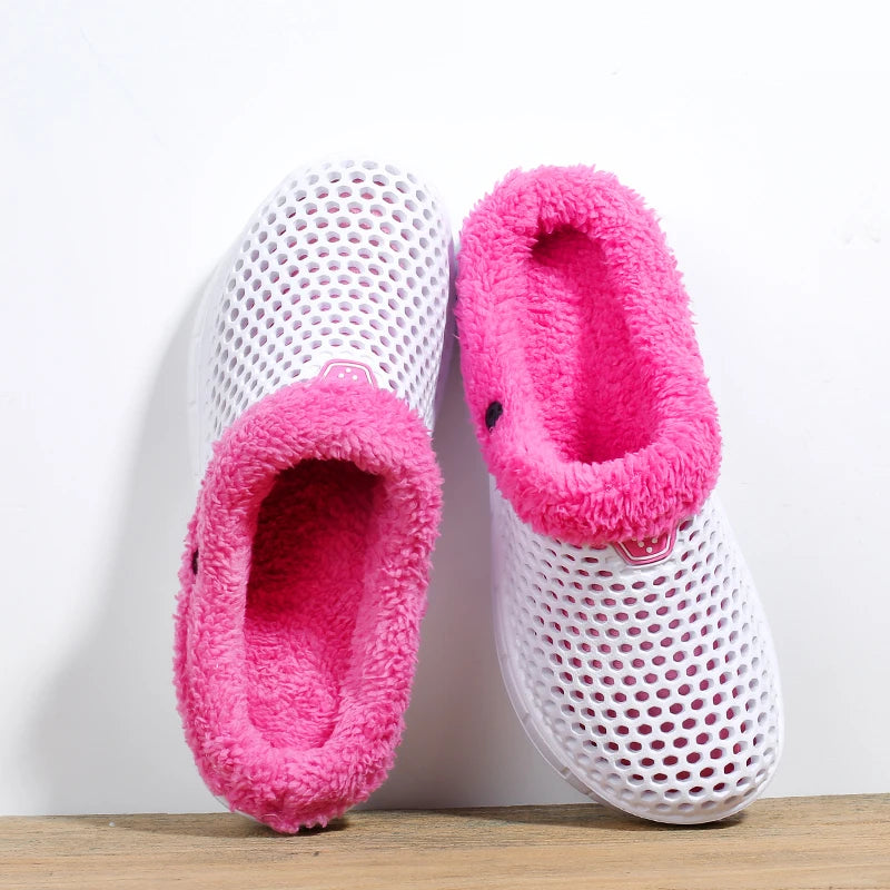 Saboți Ortopedici de Casă OrtoPas® Thermo-Cloud – Căptușeală Termică din Blană, Talpă Anti-Șoc & Antiderapantă (Unisex)