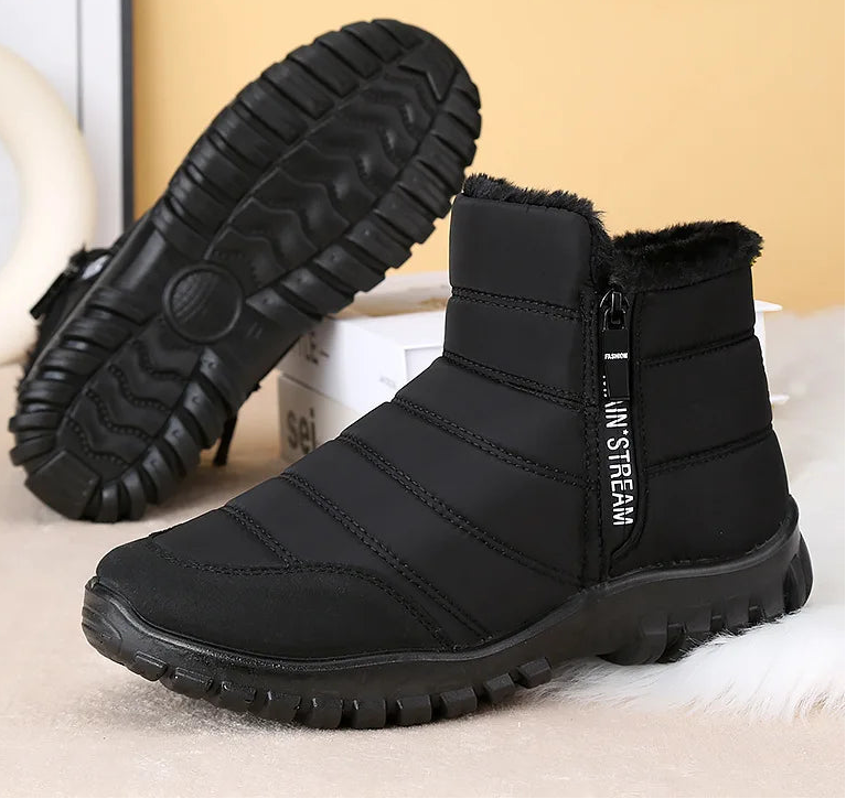 Ghete Ortopedice de Iarnă OrtoPas® ThermoShield – Impermeabile, Căptușite cu Pluș & Talpă Anatomică Antiderapantă