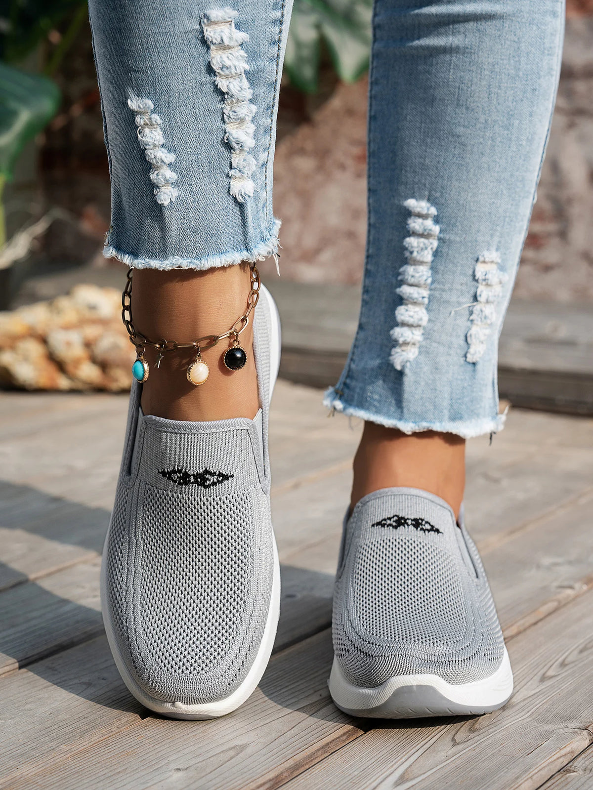 Pantofi Ortopedici Dama OrtoPas® Soft Work – Slip-On din Panza Respirabila