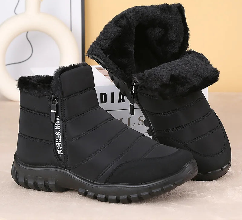 Ghete Ortopedice de Iarnă OrtoPas® ThermoShield – Impermeabile, Căptușite cu Pluș & Talpă Anatomică Antiderapantă