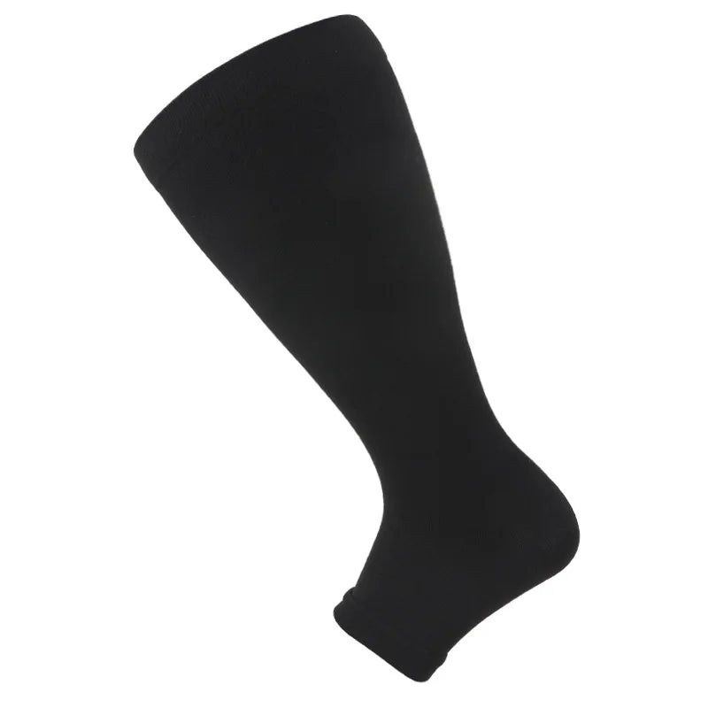 Șosete Compresive Gradate OrtoPas® Open-Toe (15-20 mmHg) – Pentru Varice, Picioare Umflate și Circulație
